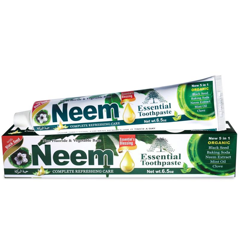 Neem 5 in 1 Essential Toothpaste for Oral Health Mint Clove Pack Whitening