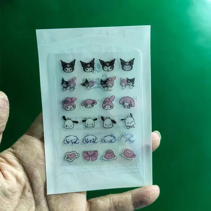 24 PCS SET Kuromi Pimple Patch Acne Colorful Invisible Acne Removal Skin Care Stickers Concealer Face Spot Beauty Makeup Tools