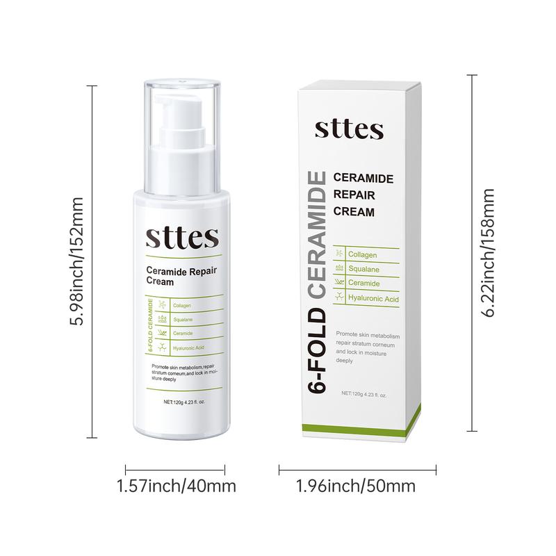 Sttes Ceramide Repair Milk: Squalane and hyaluronic acid deeply lock in moisture and provide long-lasting moisturizing 120g