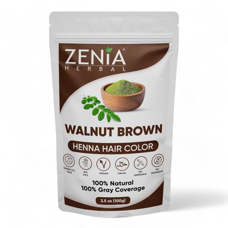 Zenia All Natural Henna Based Hair Color Powder Hair Dye