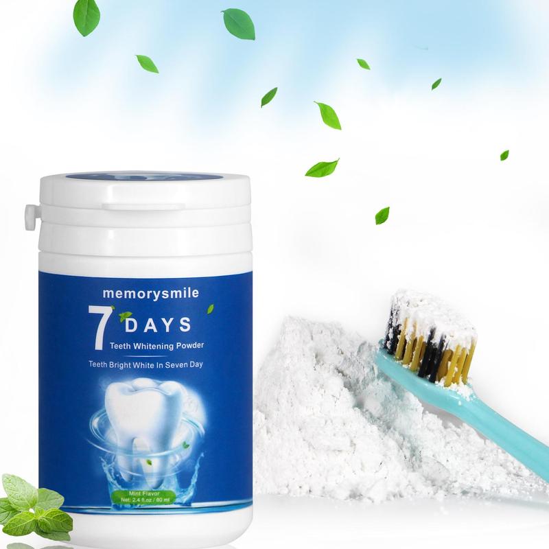 Teeth Brightening Powder, Teeth Powder, Oral Care Teeth Whitene for Removing Yellow Teeth, Enhancing Teeth Brightness, Daily Oral Care Product