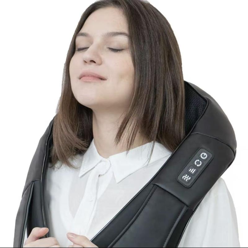 ISKOVI 2024 New Neck Massager. Shoulder and Back Massager, Shiatsu Back Massager with Heat, Electric Pillow for Neck, Back, Shoulder, Foot, Leg, Muscle Pain Relief, Shoulder. Gifts. Comfort