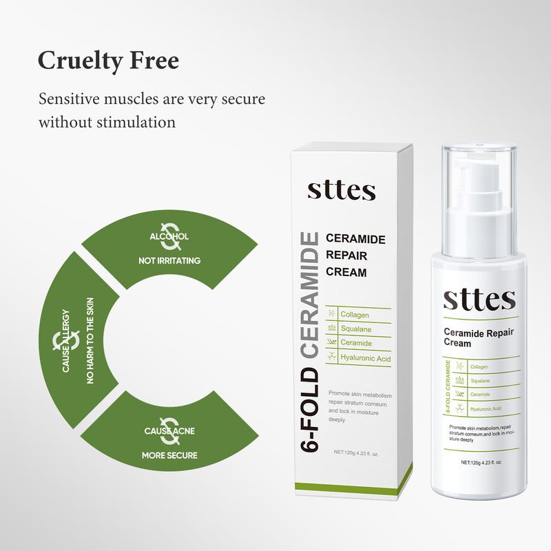 Sttes Ceramide Repair Milk: Squalane and hyaluronic acid deeply lock in moisture and provide long-lasting moisturizing 120g