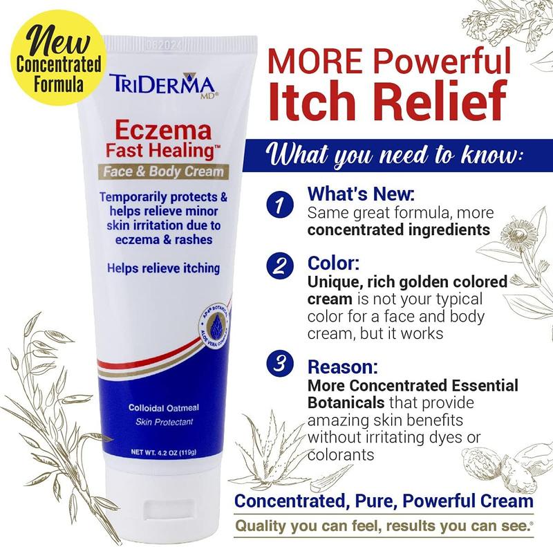 Triderma Eczema Fast Healing Cream, 4.2 Ounce by TriDerma