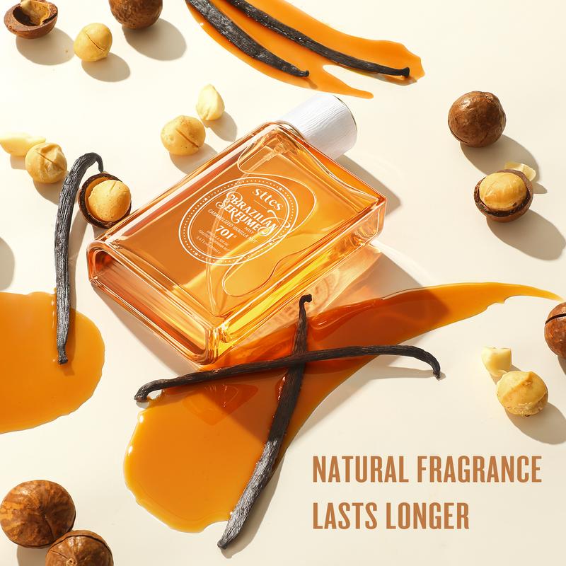 Sttes brazilian Perfume 701#（Caramel vanilla macadamia nut） - Eau De Perfume 100ml (3.4fl Oz)  amber gourmet tune (Caramel vanilla+roasted macadamia nuts) sttes brazilian