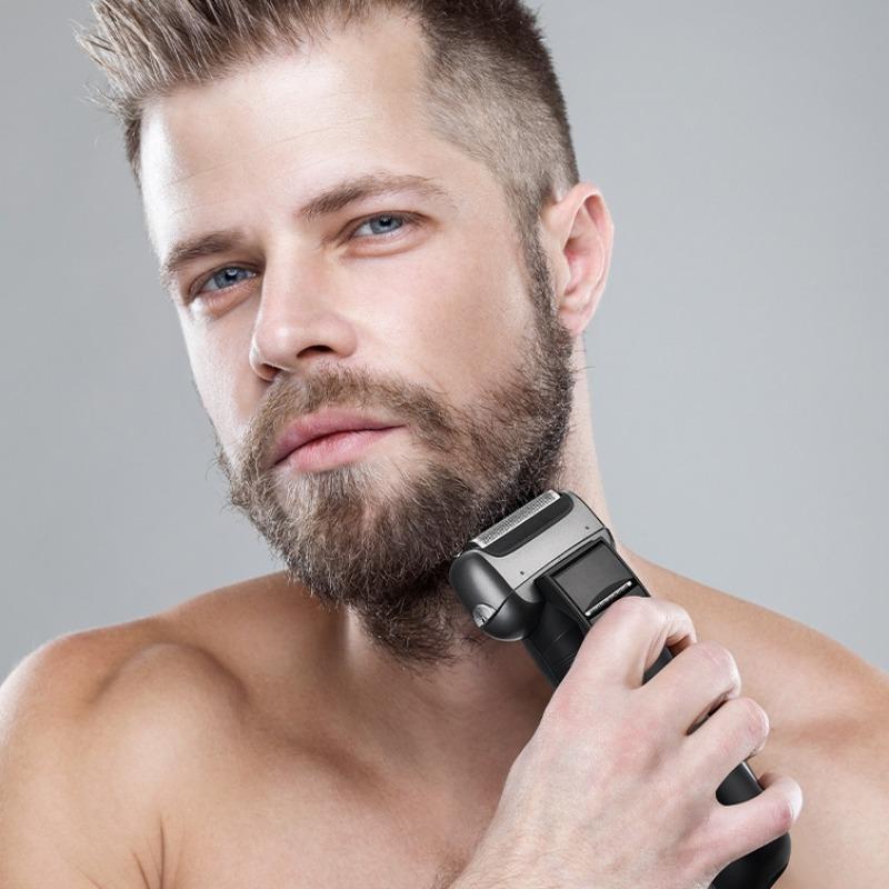 Electric Razor for Men, Electric Shaver with Intelligent Shave Sensor and Multi-flex Pivoting Head, Wet and Dry Use Electric Shaver for Men