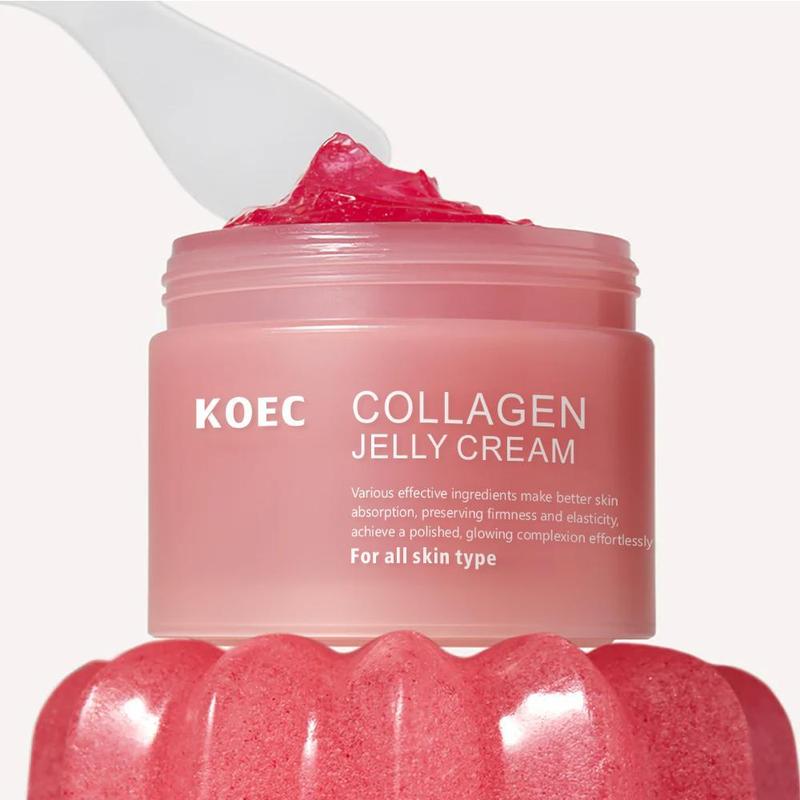 KOEC Collagen Niacinamide Jelly Cream (Nano Collagen & Niacinamide) Strengthens Skin Barrier and Deep Hydration For All Skin Types Moisturizers