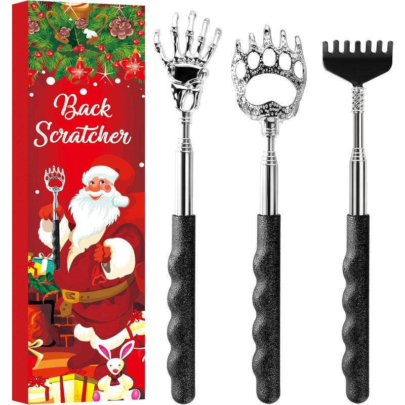 Back Scratcher Extendable Christmas Gifts Stocking Stuffer for Men Women Dad Adults Teens Funny Telescoping Manual Back Massage Cool Gadget Tool for Back in Christmas Gifts Box