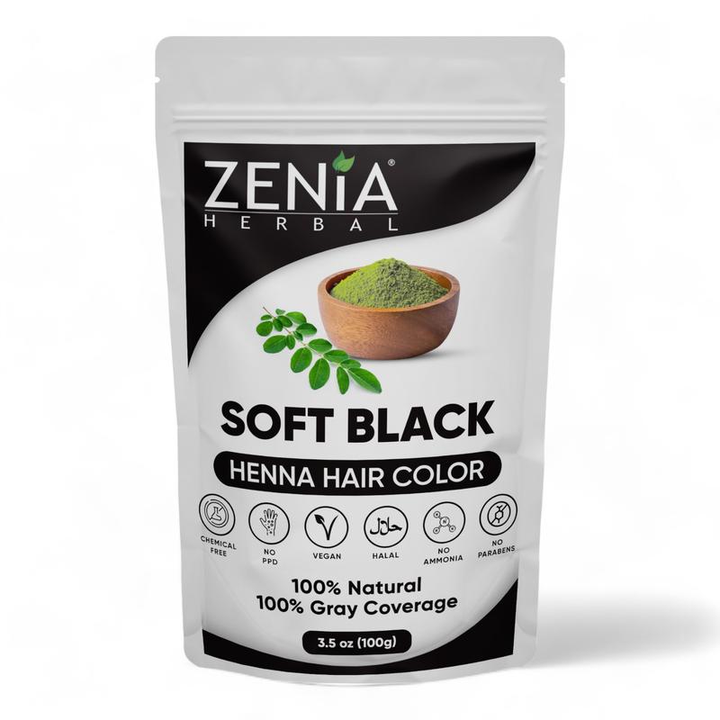 Zenia All Natural Henna Based Hair Color Powder Hair Dye