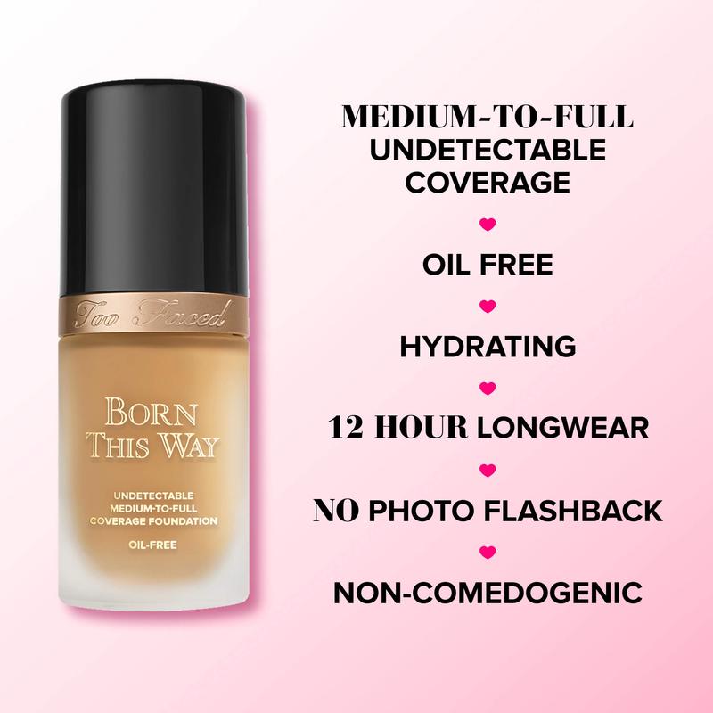 Too Faced Born This Way Flawless Coverage Natural Finish Hydrating Long Wear Foundation