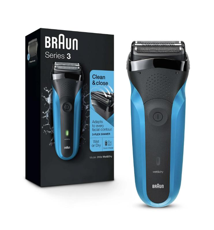 Braun Series 3 310s Rechargeable Wet Dry Men's Electric Shaver