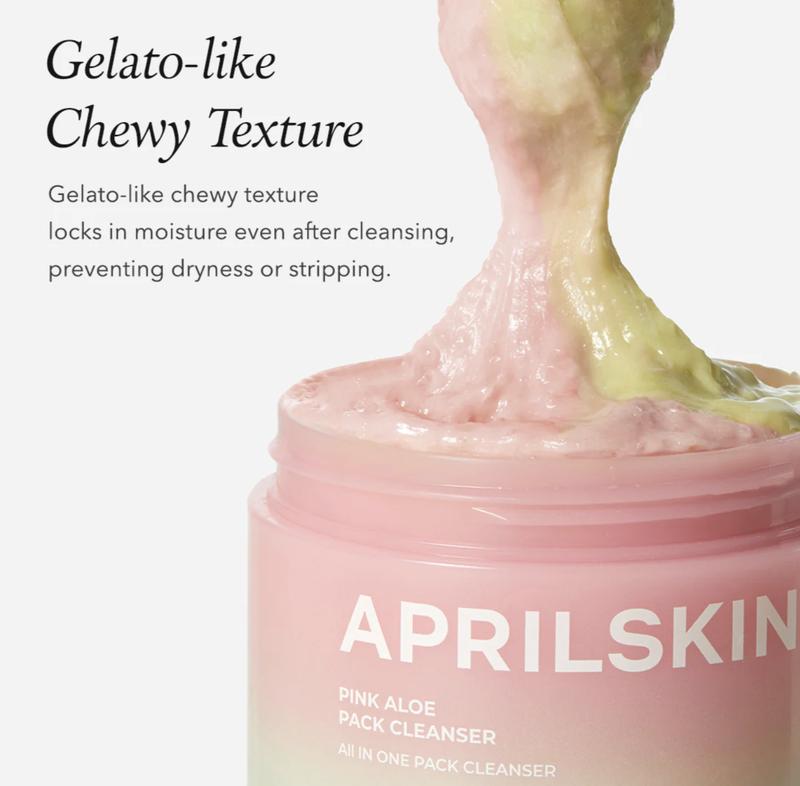 [APRILSKIN official] Ultimate Daily Double Cleansing & Soothing Glass Skin Set  (Cleansing Balm + Bubble Mask + Vita Toner + Pore Brush + Heart Puff)