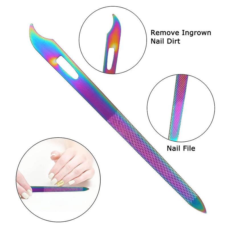 Cuticle Trimmer Kit, 4 Counts set Cuticle Remover Kit, Nail Nipper Nail Pusher Cuticle Peeler Scraper Tool Kit, Durable Foot Dead Skin Clipper Manicure Pedicure Tools, Professional Nail Care Tool