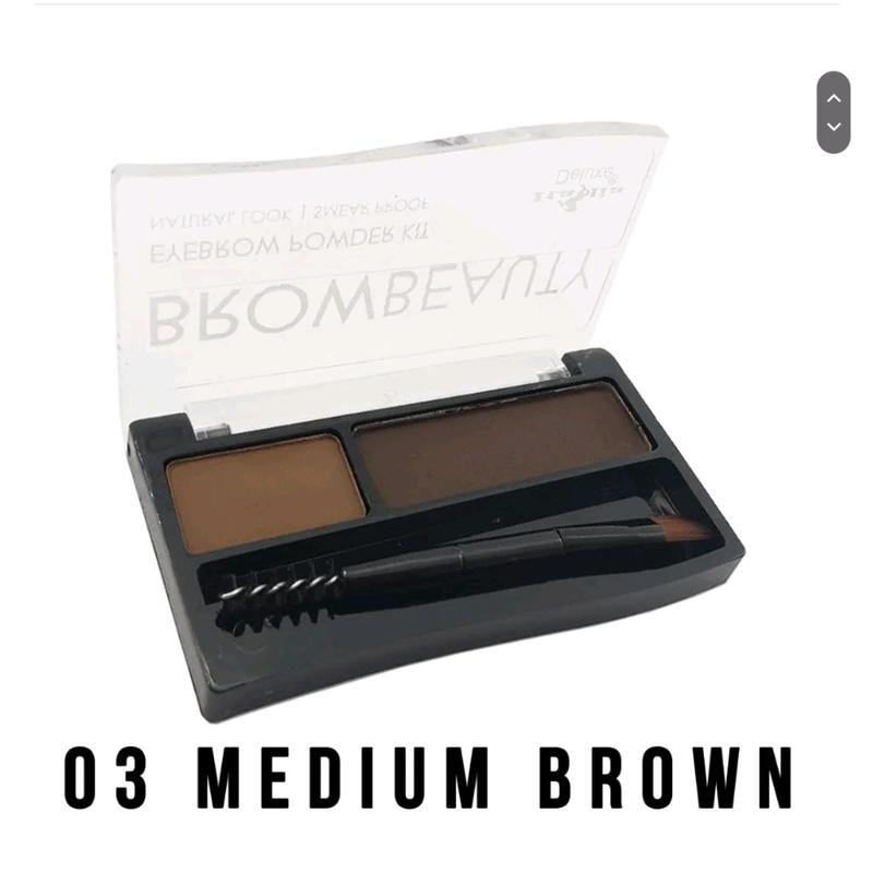 Polvo para cejas luce natural kit . Powder Brow Makeup Eyebrow Powder Cosmetic