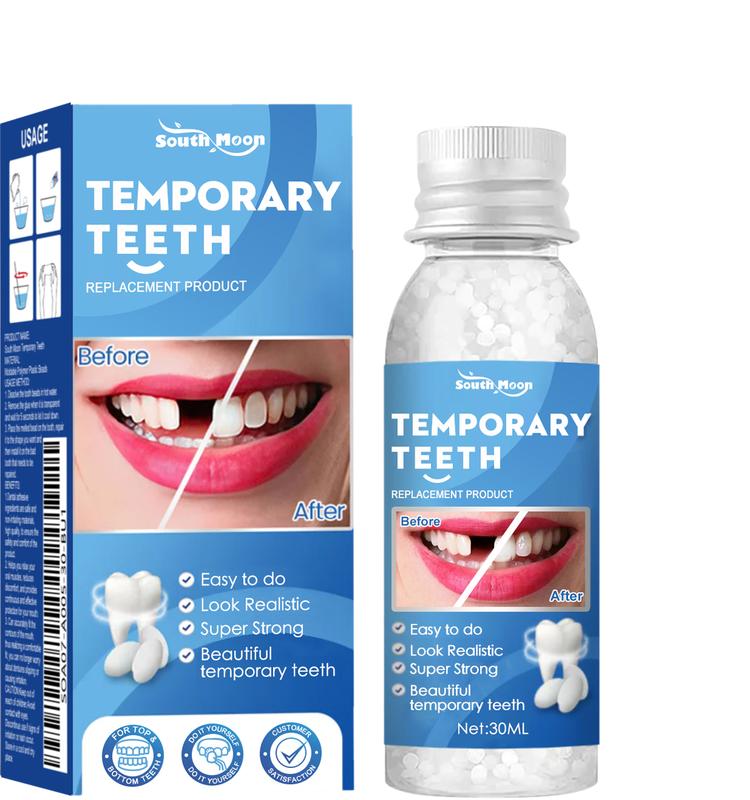 Solid Dental Gel Fixing Teeth Temporary Filling Cavities Filling Gel Dentures Denture Gap Filling Gel oral health management Adjustable Snap-On Veneer Teeth Covers