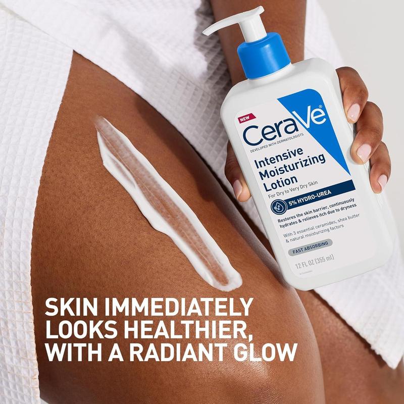 CeraVe Winter Skincare Duo: CeraVe Hydrating Facial Cleanser (Normal to Dry Skin) & NEW Intensive Moisturizing Body Lotion Dry to Very Dry Skin + 5% Hydro-Urea)