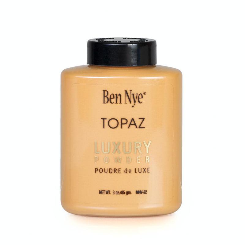 Ben Nye Topaz Luxury Powder - Silky Powder for a Warm, Flawless Finish - Join the Powder Revolution