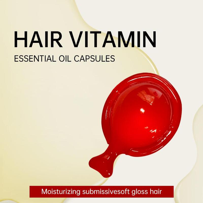 Hair Vitamin Capsule, 40pcs box Hair Vitamin Serum, Moisturizing Hair Care Capsule, Hair Care Product for Women & Men