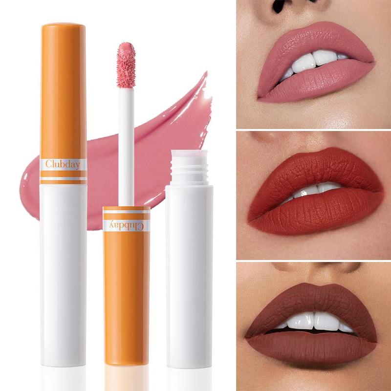 Long Lasting Lip Gloss, 5 Counts set Matte Lipstick, Moisturizing Lip Gloss, Suitable for All Occasions Lip Makeup, Girls and Women Makeup Accessories