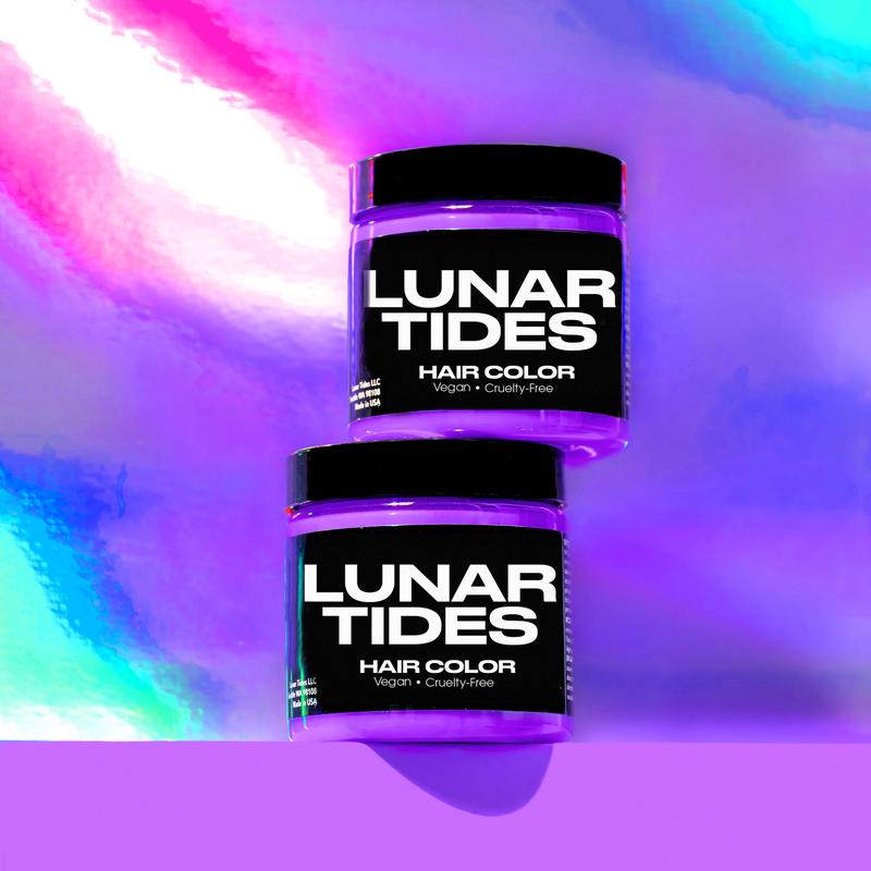 Lunar Tides Bright Violet Hair Color Semi-permanent - Orchid Purple  4oz