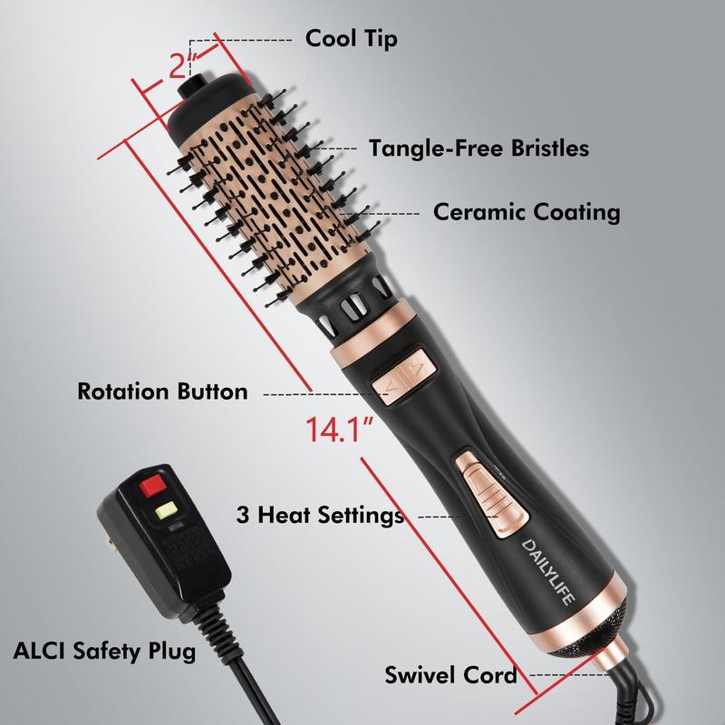 HyperNex Blow Dryer Brush, Equipped with TwoAttachments(2