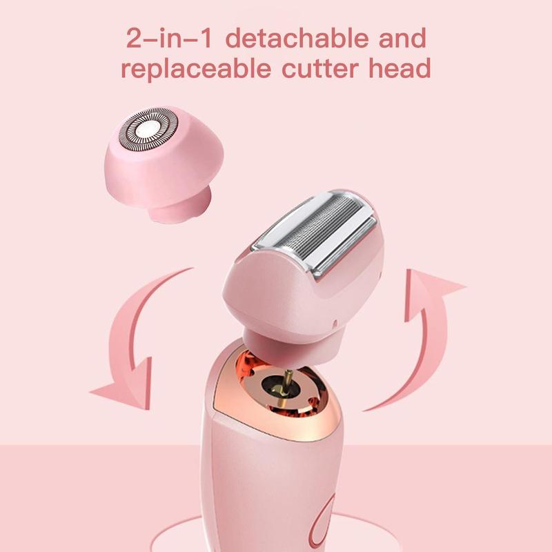 Women's Comfort Electric Shaver, 1 Set Rechargeable Detachable Bikini Hair Trimmer, Wet & Dry Use Electric Trimmer for Women, Electric Shaver Body Trimmer Body Hair Trimmer Body Trimmer for Men and Women, Summer Gift, Shaver for Women