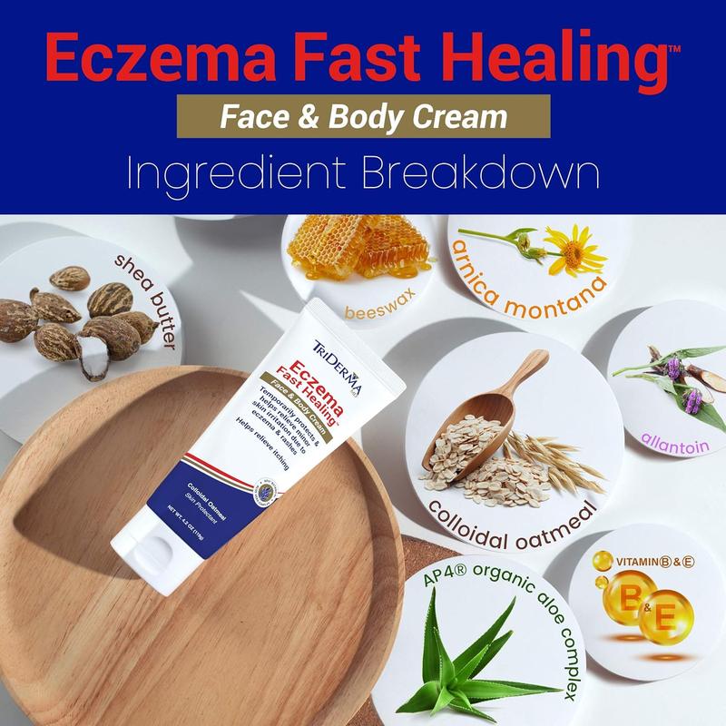 Triderma Eczema Fast Healing Cream, 4.2 Ounce by TriDerma