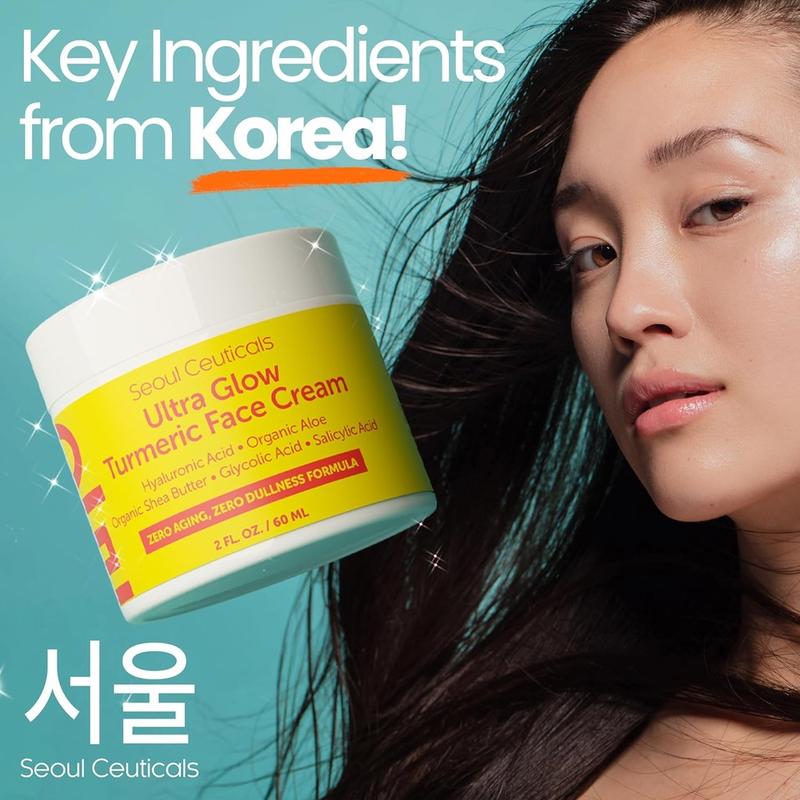 Seoul Ceuticals - Ultra Glow Turmeric Face Cream (60ml) Moisturizers Skincare Comfort Skin Repair