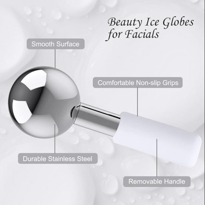 Ice Ball for Face & Eye, 2 Counts set Facial Ice Ball, Skincare Ice Ball, Beauty Ice Ball, Cold Compress Ice Ball