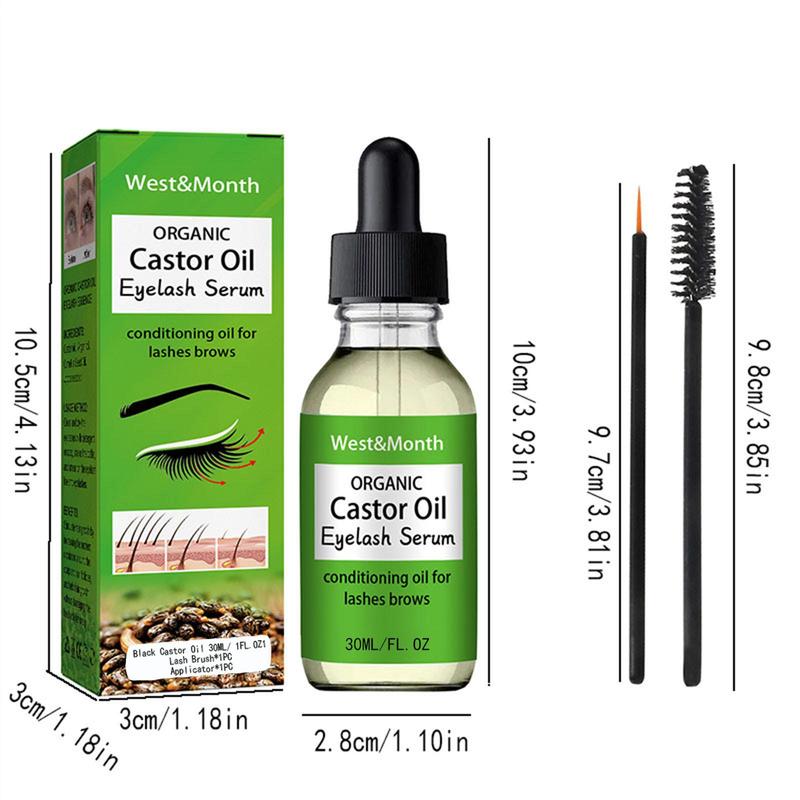 Organic Eyelash Oil, Natural Eyelash Strengthen Serum, Eyelash Extension Serum