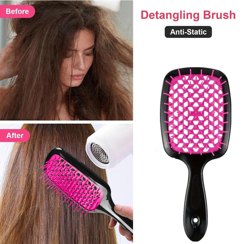 Detangling Hair Brush,Detangling Brush for Curly, Wet and Dry Hair, Easily Removes Tangles,Ideal for Curly Hair, Enhances Shine & Smoothness