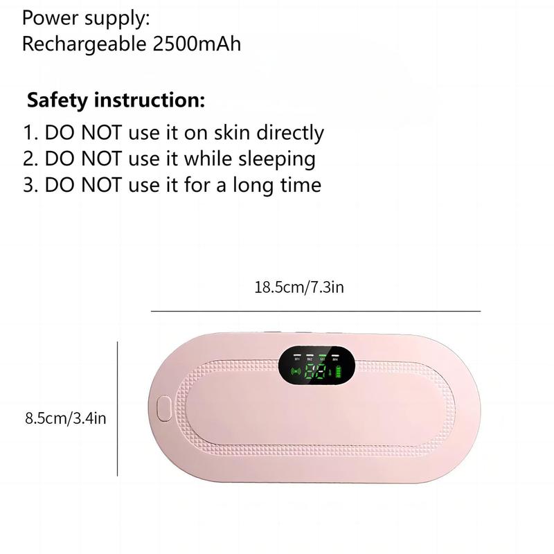 2500mah Menstrual Heating Pad, Cycle Heating Pad for Cramps, Period Cramp Simulator, Heat Compress Massage Heating Pad, Wonderful Gift for Ladies and Girls, Amazing Gift, Fall Essentials, Christmas Gift