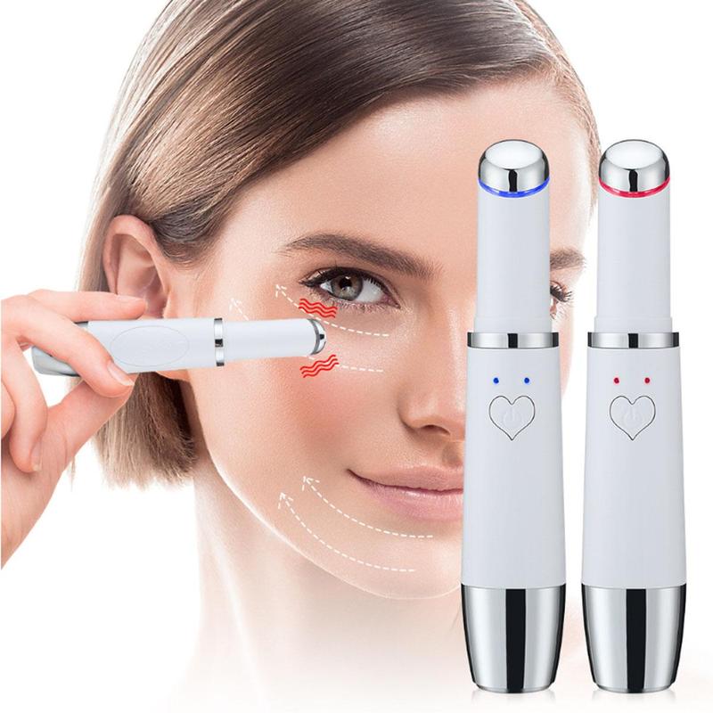 Electric Eye Massager, Portable Heating Heating Eye Beauty Instrument, Professional Skincare Tool for Women