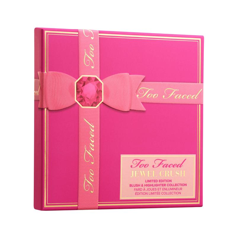 Too Faced Jewel Crush Blush & Highlighter Face Palette – Shimmer & Matte Makeup Gift