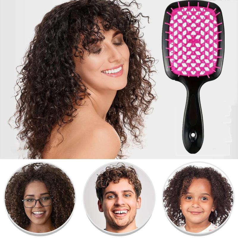 Detangling Hair Brush,Detangling Brush for Curly, Wet and Dry Hair, Easily Removes Tangles,Ideal for Curly Hair, Enhances Shine & Smoothness