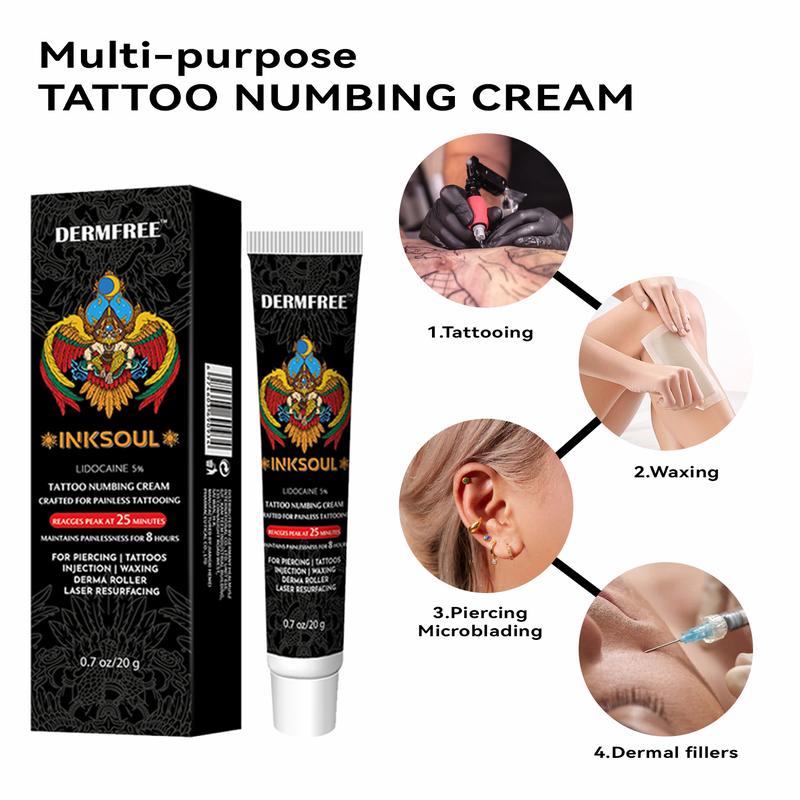 DERMFREE Numbing Cream, Painless Numbing Cream Extra Strength, Numbing Cream , 6 Hours Maximum Strength, Supplies Cosmetics Moisturizer Skincare