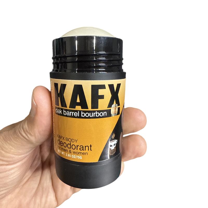 KAFX Body Oak Barrel Bourbon Natural Coffee Infused Deodorant