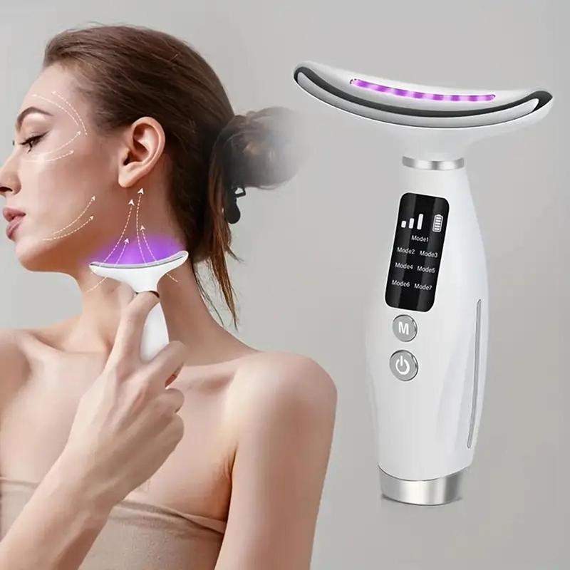 USB Rechargeable Neck Massager, 1 Set Neck Beauty Instrument, Professional Facial Massage Tool for Women, Perfect Gift for Women, Christmas Gift