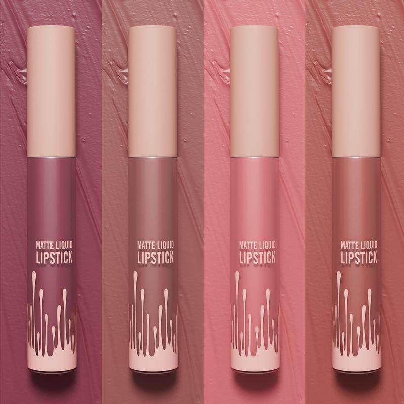 Long Lasting Matte Liquid Lipstick, 1 Count Waterproof Non-stick Lip Gloss, Moisturizing Lipstick Cosmetic, Suitable for All Occasions Lip Makeup, Christmas Gift