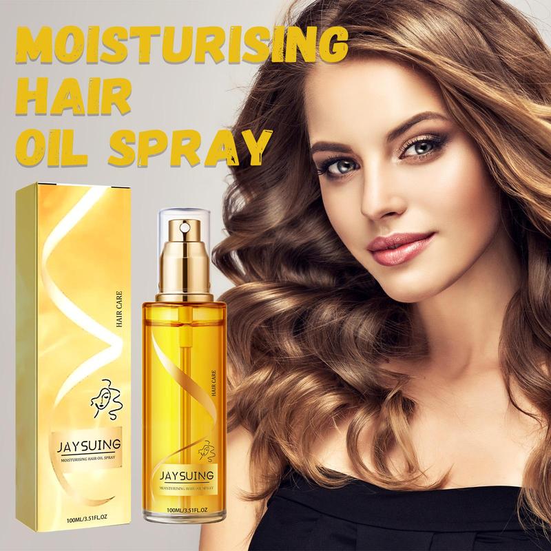 Hair Care Oil Spray, Moisturizing & Smoothing Hair Oil Spray, Hair Care & Styling Product for Women & Men