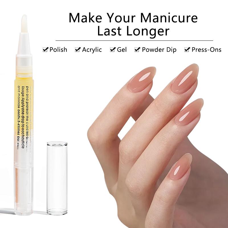 Cosmetic Radiant Nail Growth Oil Cuticle Revitalized Oil Pen for Nail Moisture,Growth,Strength and Brightening,Remedy for Damaged Skin,Brittle Peeling Thin Nails,15 gram,Orange,Intensive Nourishing Nail Care Repair Nail Art nail growth