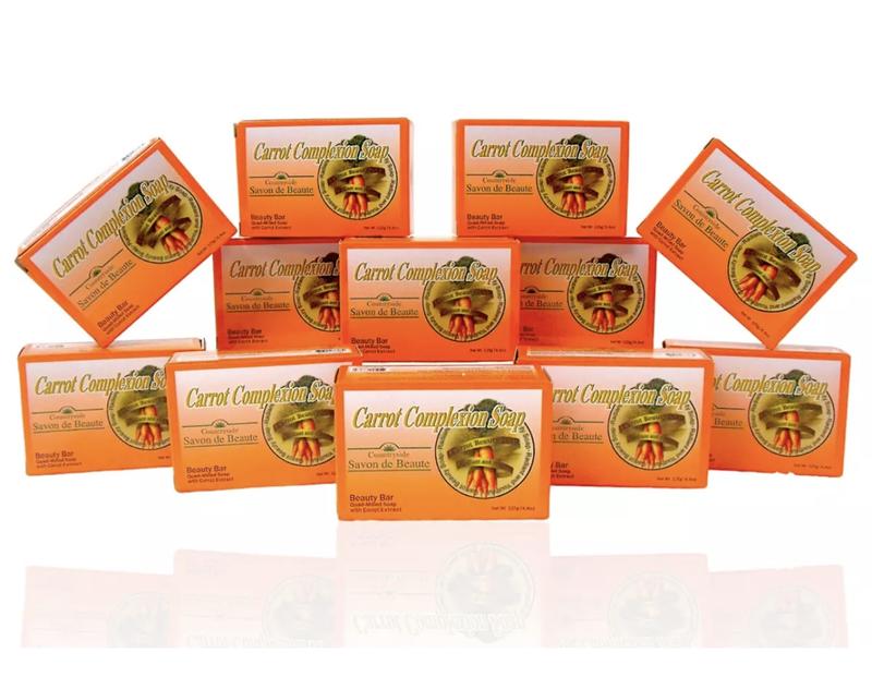 Case of 12 carrot complexion soap, savon carrot, carrot soap Body Care Skin Repair Comfort Cleanser Cleansing Body Wash