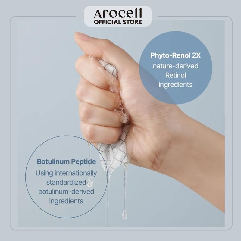 [AROCELL Official] BOTULCARE GRAPHENE FACE SHEET MASK | Hydrating, Firming & Anti-Wrinkle | Pore Minimizing & Elasticity Boost | Korean Skincare