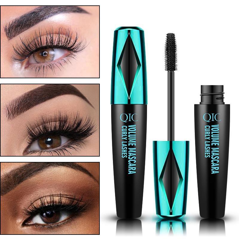 Long Lasting Mascara, Natural Curl Eyelashes Mascara, Eye Lashes Lengthening Volumizing Styling Defining Multiplying Curling Mascara Stick, Professional Eye Enhancement Makeup Products, Christmas, Christmas Gift