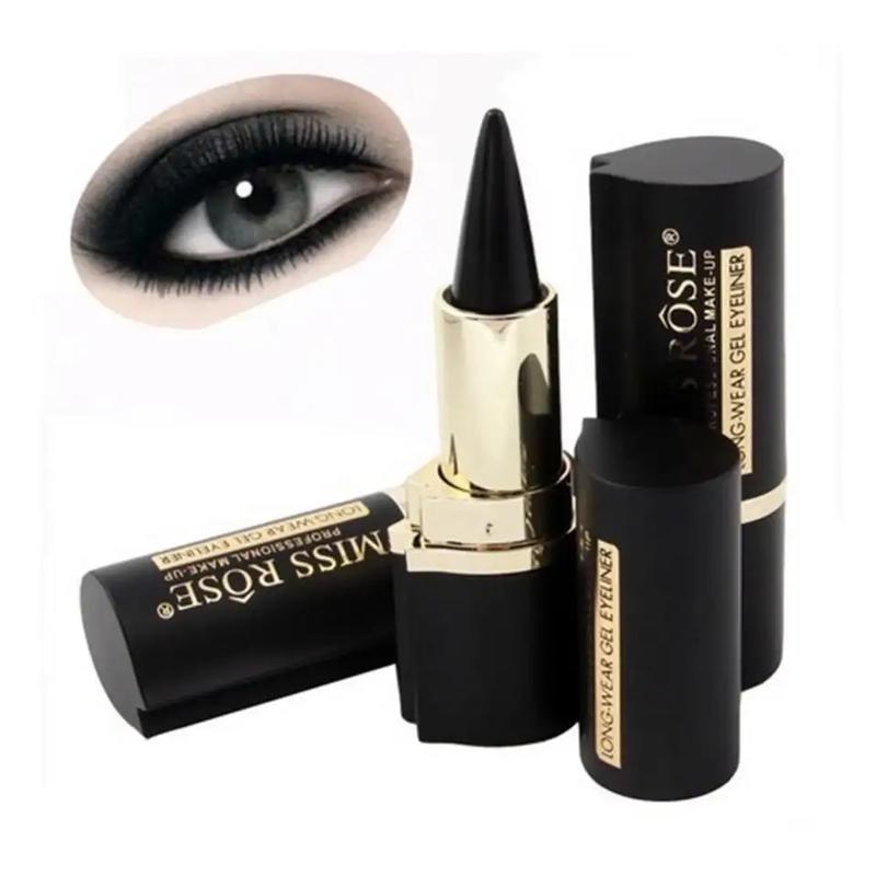 1PCS Natural Black Eyeliner Cream WaterproofLong-lasting Quick Dry Eye Liner Pen MakeupTools Eyeliner Pencil Cosmetics Lipliner