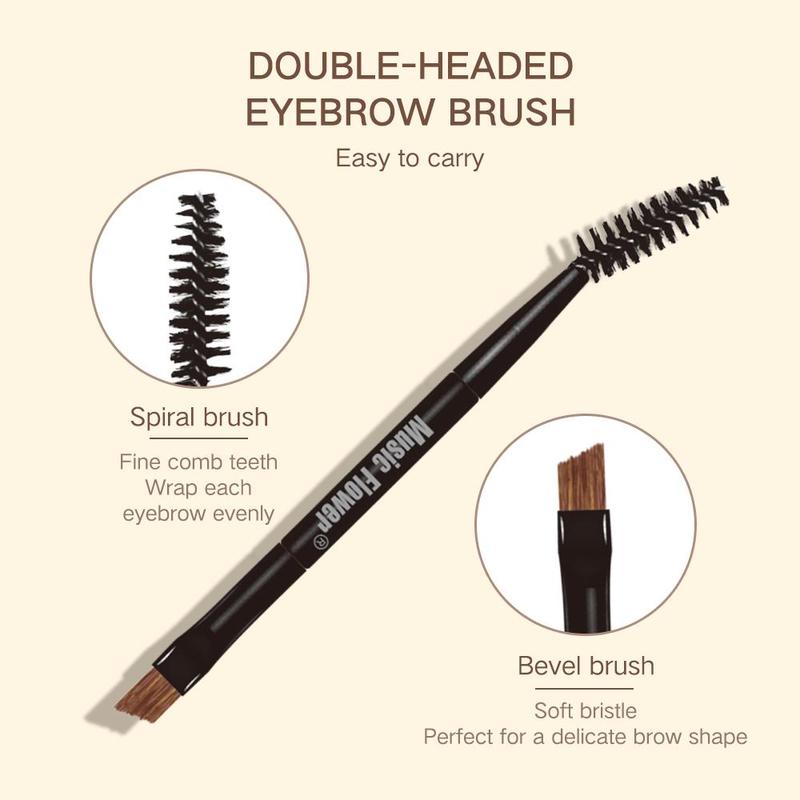 2 in 1 Eyebrow Gel with Brush, 1 Count Waterproof Long Lasting Eyebrow Gel, Eyebrow Makeup Tool for Women & Girls