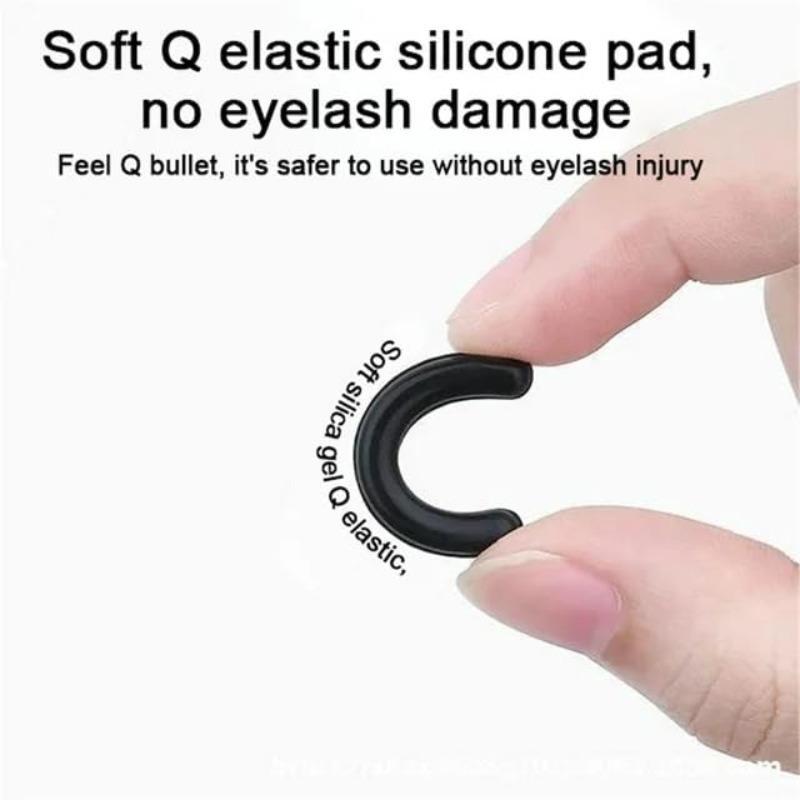 Eyelash Curler Replacement Pad with Storage Box, 24pcs box Flexible Silicone Eyelash Curler Replacement Strip, Makeup Accessories