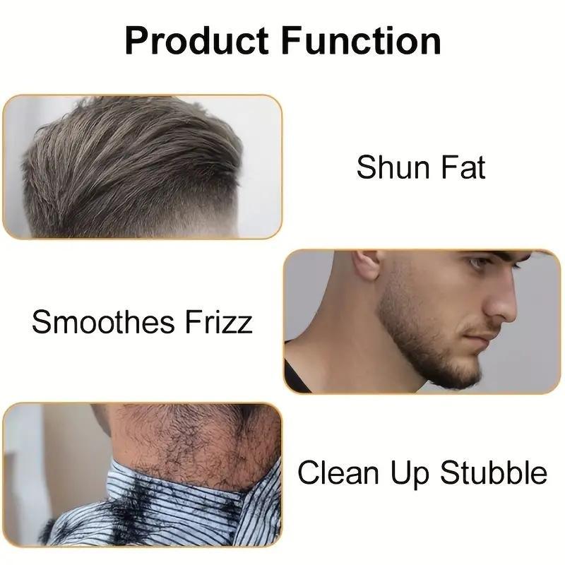 Electric Hair Clipper for Men, 1 Set R-shaped Rounded Tentacles Hair Trimmer with Limited Comb & Accessories, Multi-use Hair Grooming Tool for Home Salon