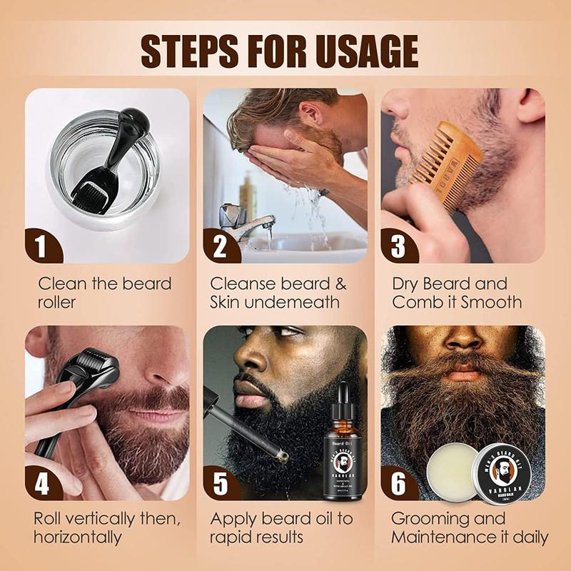 Birthday Gifts for Men, Mens Gifts, Unique Beard Care Kit for Men Best Friends Male Dad Brother Husband Fiance Him Boyfriend Coworker