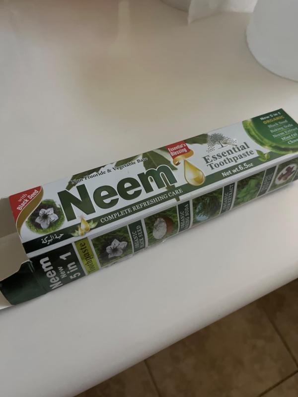 Neem 5 in 1 Essential Toothpaste for Oral Health Mint Clove Pack Whitening